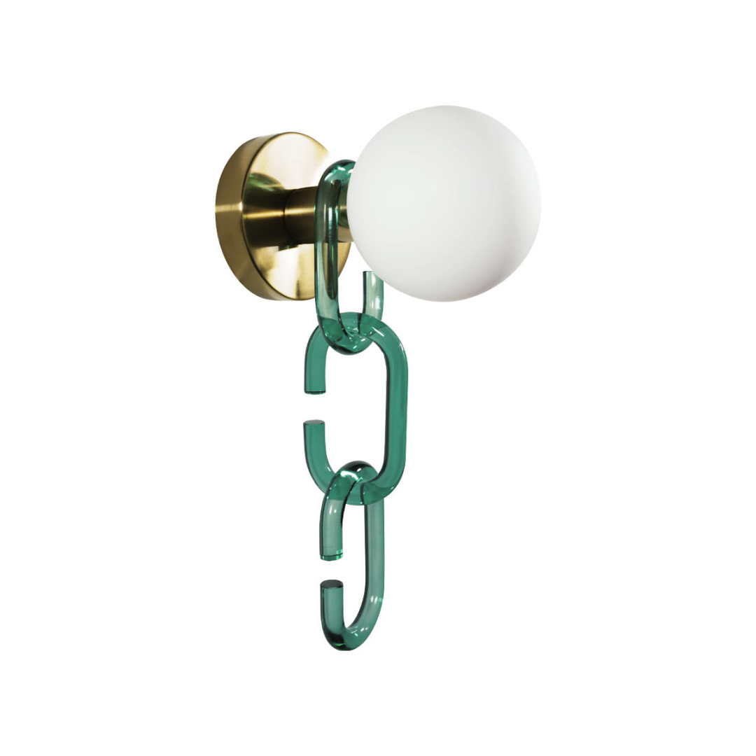 Настенный светильник  Chain 10128W Green