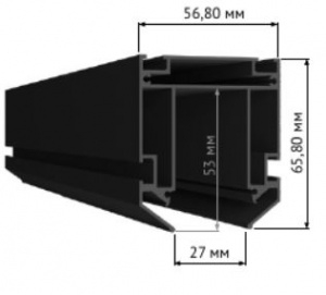 Профиль для магнитного шинопровода Skyline 48 ST003.129.02